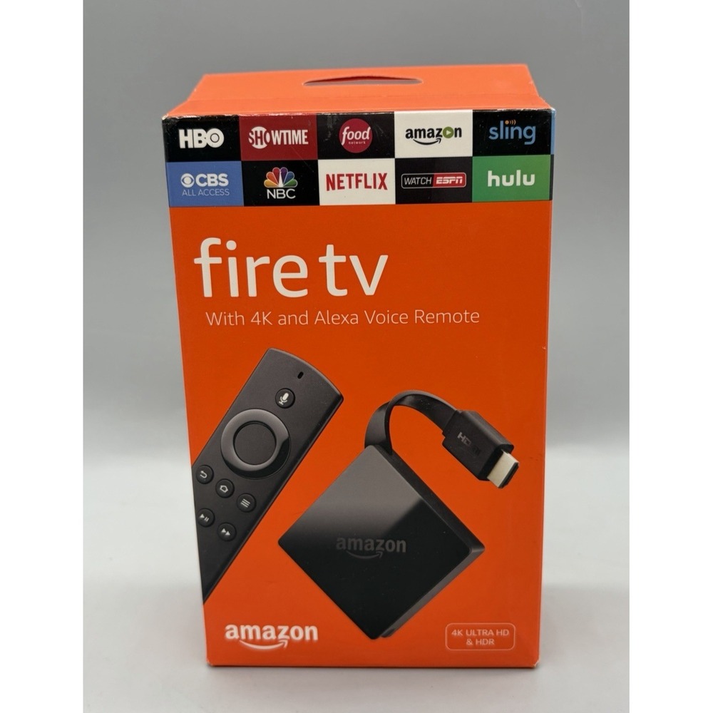 Amazon Fire TV 4K Ultra HD and Alexa Voice Remote  - Sealed
